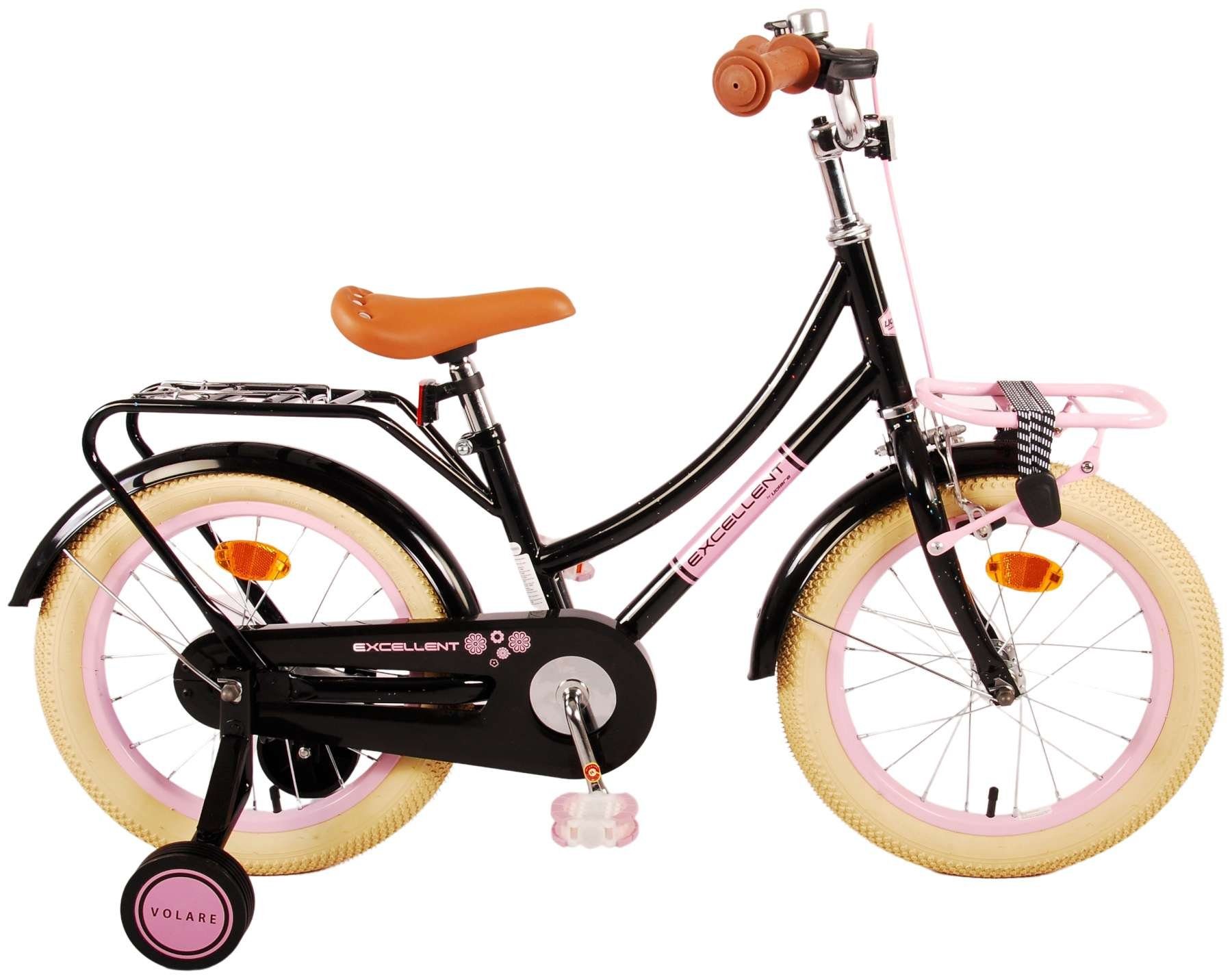 Volare Kinderfahrrad, 1 Gang, ohne Schaltung, Kinderfahrrad Excellent 16 Zoll