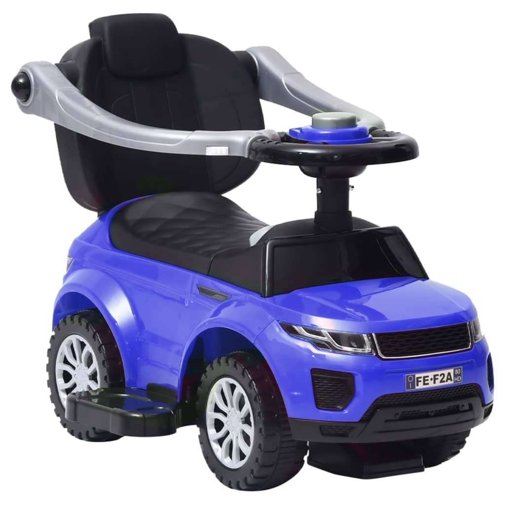 Rutscherauto Kinderfah vidaXL Kinderfahrzeug Schiebeauto Kinderauto Blau Läufer Rutschauto