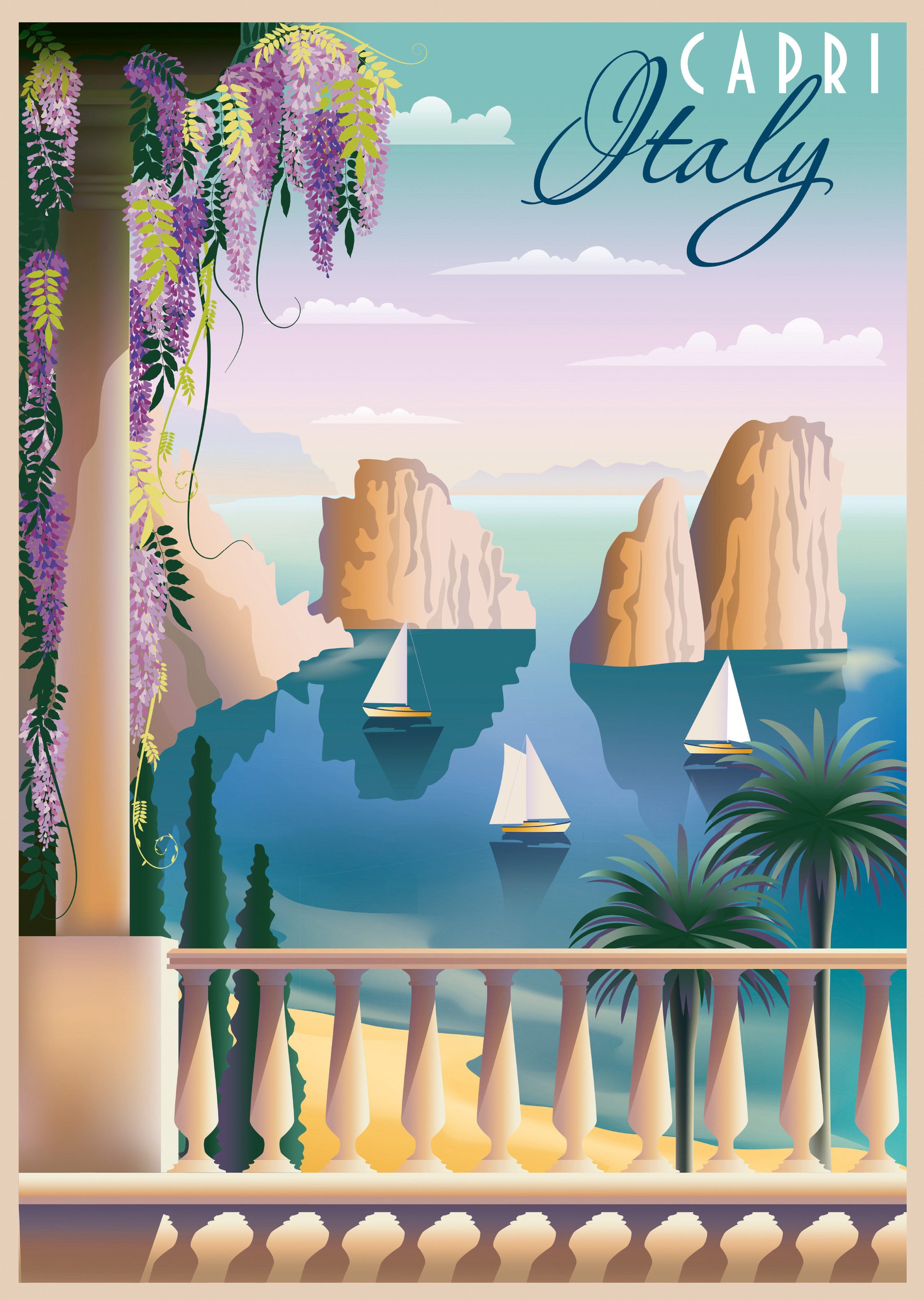 Ravensburger Puzzle Postkarte aus Capri, 1000 günstig online kaufen