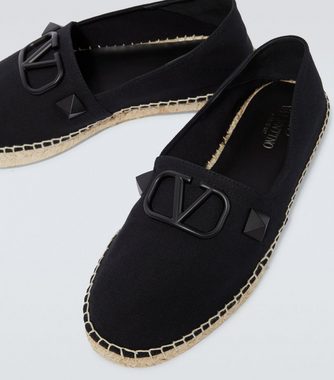 VALENTINO GARAVANI VALENTINO GARAVANI Espadrilles Stud Sign Canvas V-logo Sneakers Shoes Sneaker