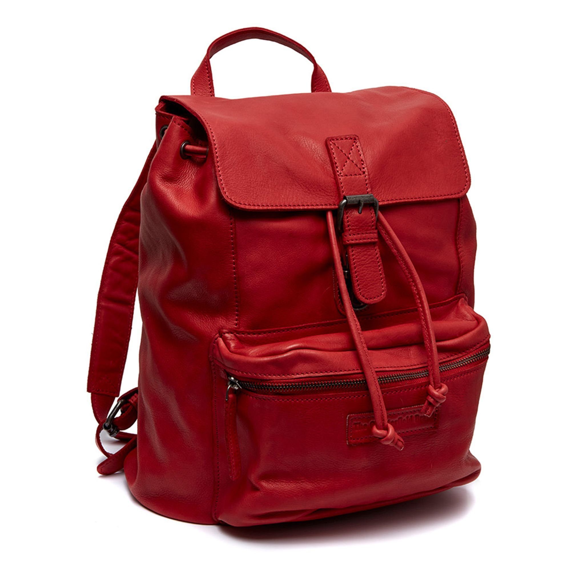 Mick, Brand Leder The Rucksack Chesterfield red