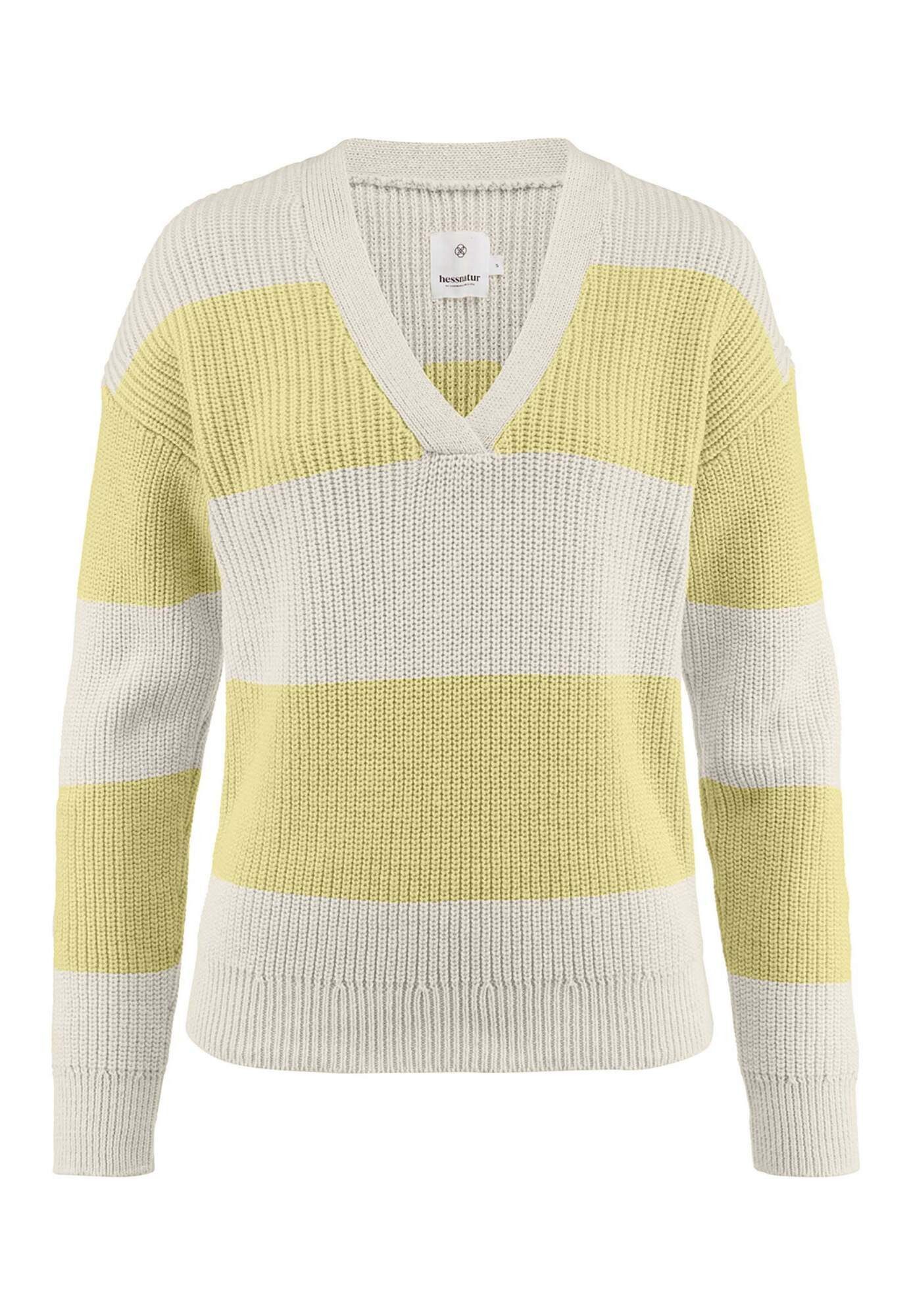 Hessnatur Strickpullover aus reiner Bio-Baumwolle (1-tlg)