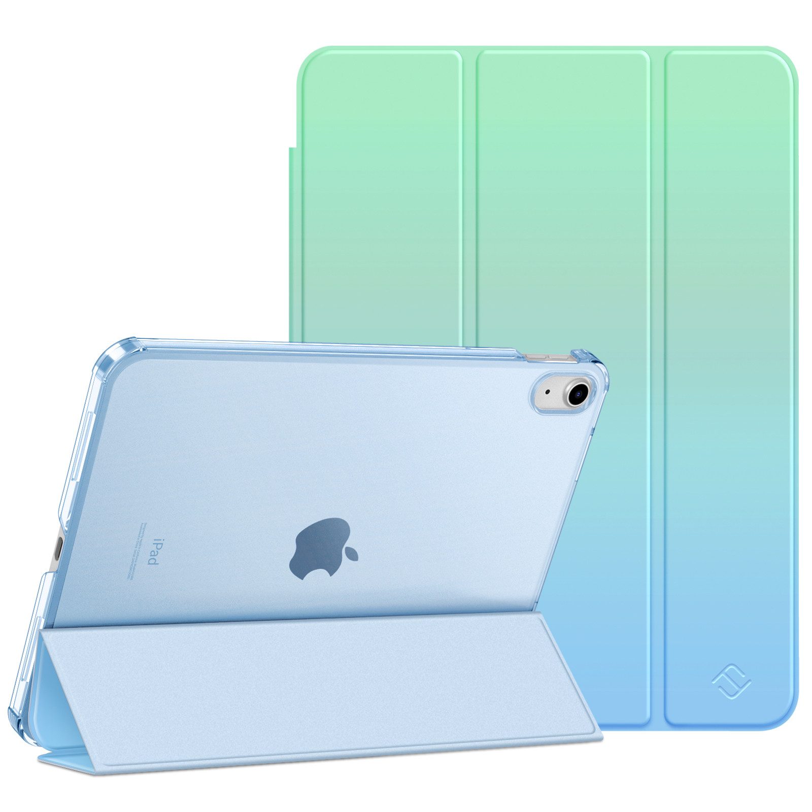 Fintie Tablet-Hülle für iPad 11. Generation 2025 (A16) 11 Zoll, iPad 10. Generation 2022 10.9 Zoll, Ultradünn Case mit transparenter Rückseite Abdeckung, Auto Schlaf/Wach