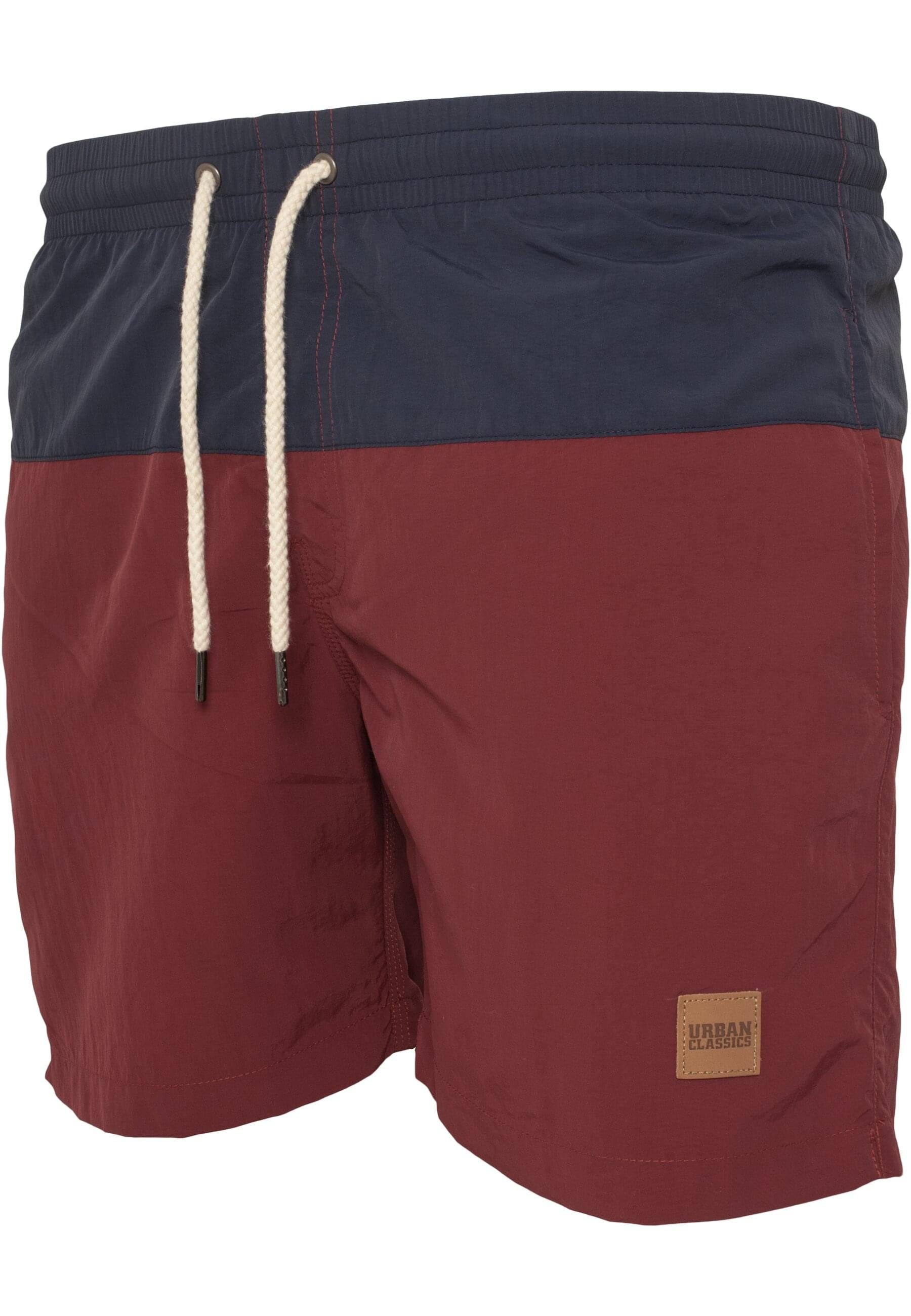 nvy/burgundy URBAN Herren Shorts CLASSICS Badeshorts Swim