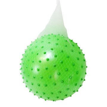 BEMIRO Aufblasbares Bällebad Noppenball Kinder - 5fach sortiert - ca. 18 cm