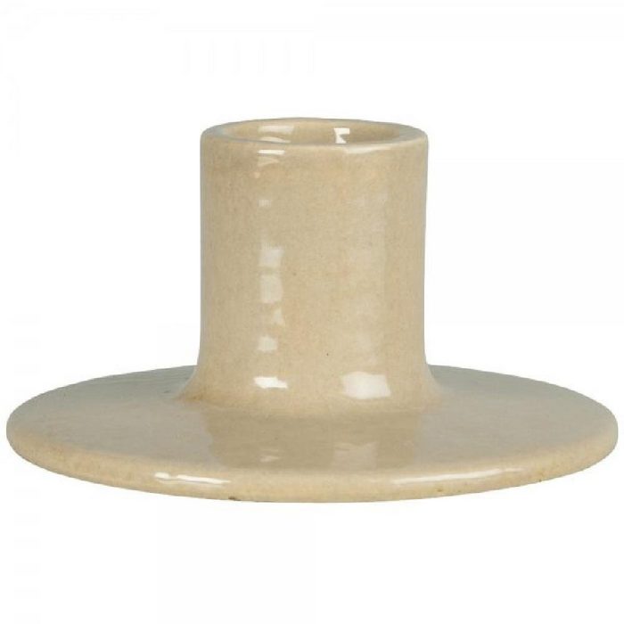 Ib Laursen Kerzenhalter Ib Laursen Kerzenhalter für Stabkerze Fenja Sand (4 6x9cm)
