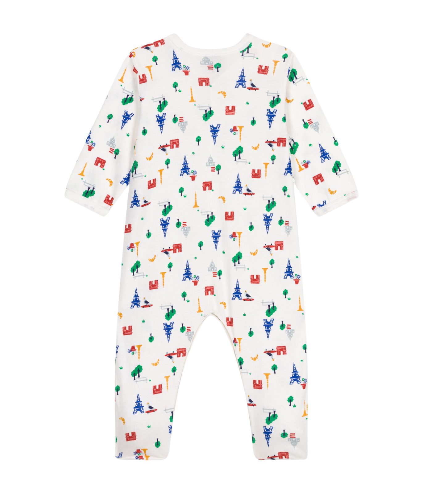 Petit Bateau Strampler Petit Bateau Strampler mit Paris Motiv