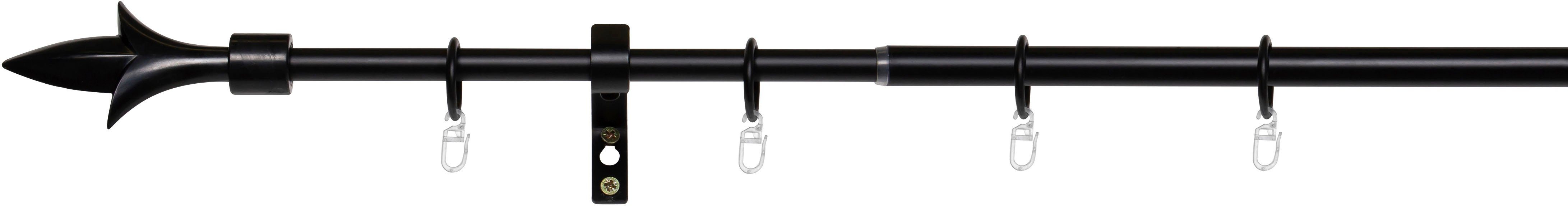mydeco Gardinenstange lance, Ø 16 mm, 1-läufig, ausziehbar, verschraubt, Aluminium