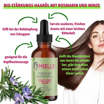 Mielle Organics Haaröl Rosmarinöl Ätherisches Öl Haarwachstum Haarpflege Hautpflege MIELLE, 1-tlg.