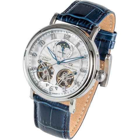 Carl von Zeyten Automatikuhr Murg, CVZ0054SLS, Armbanduhr, Herrenuhr, Saphirglas, Made in Germany, Mechanische Uhr