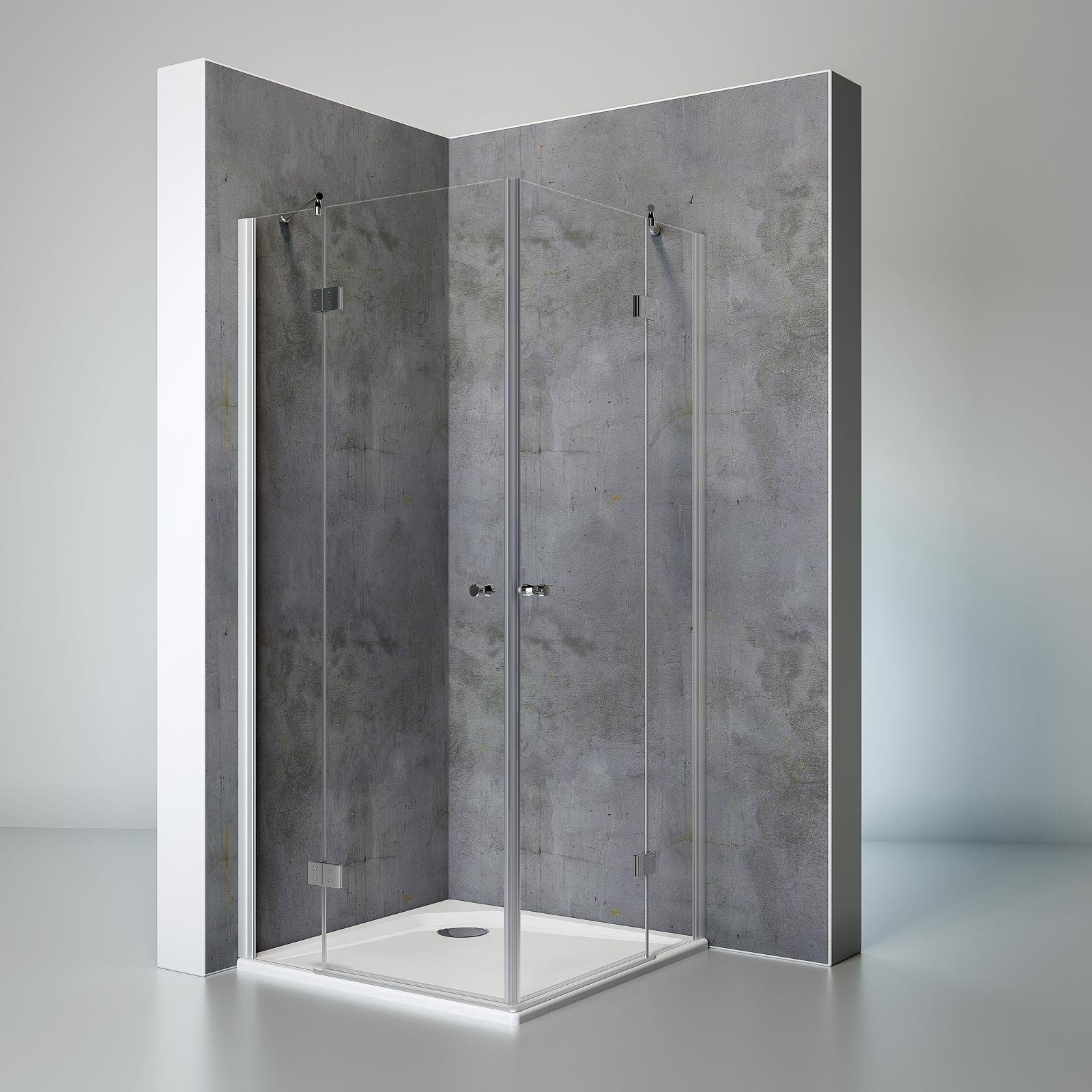 Schulte Eckdusche Youngline Höhe: 190 cm, BxT: 80x80 cm, 5 mm Sicherheitsgl günstig online kaufen