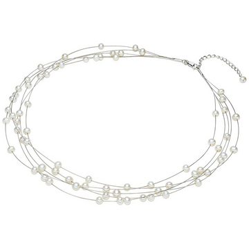 Valero Pearls Perlenkette silber, aus Sterling Silber