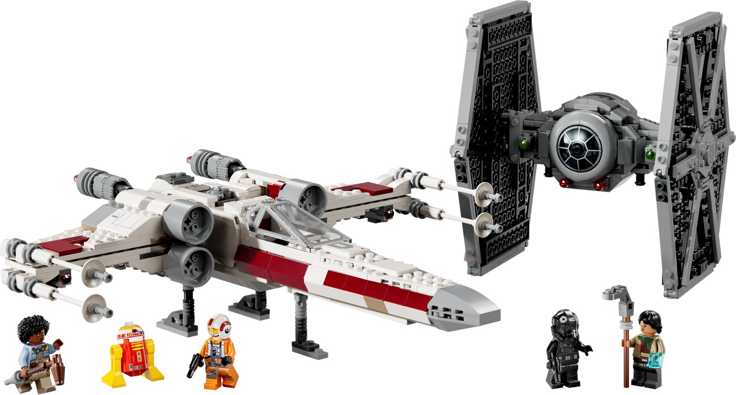 LEGO® Star Wars 75393 Mashup aus TIE Fighter & X-Wing Spielbausteine, (Set, 1063 St., Set)
