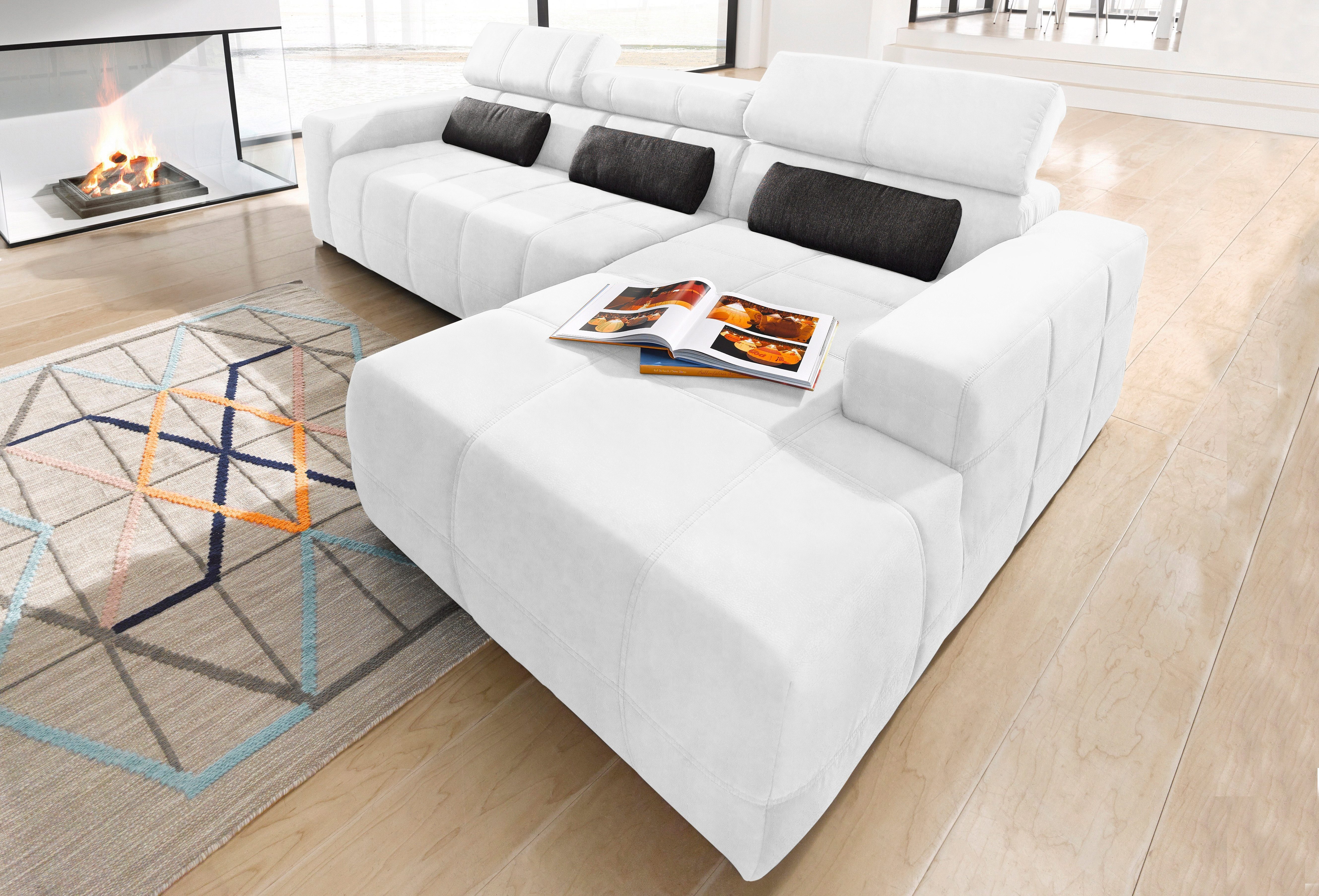 DOMO collection Ecksofa Brandon B/T/H: 289/177/80 günstig online kaufen