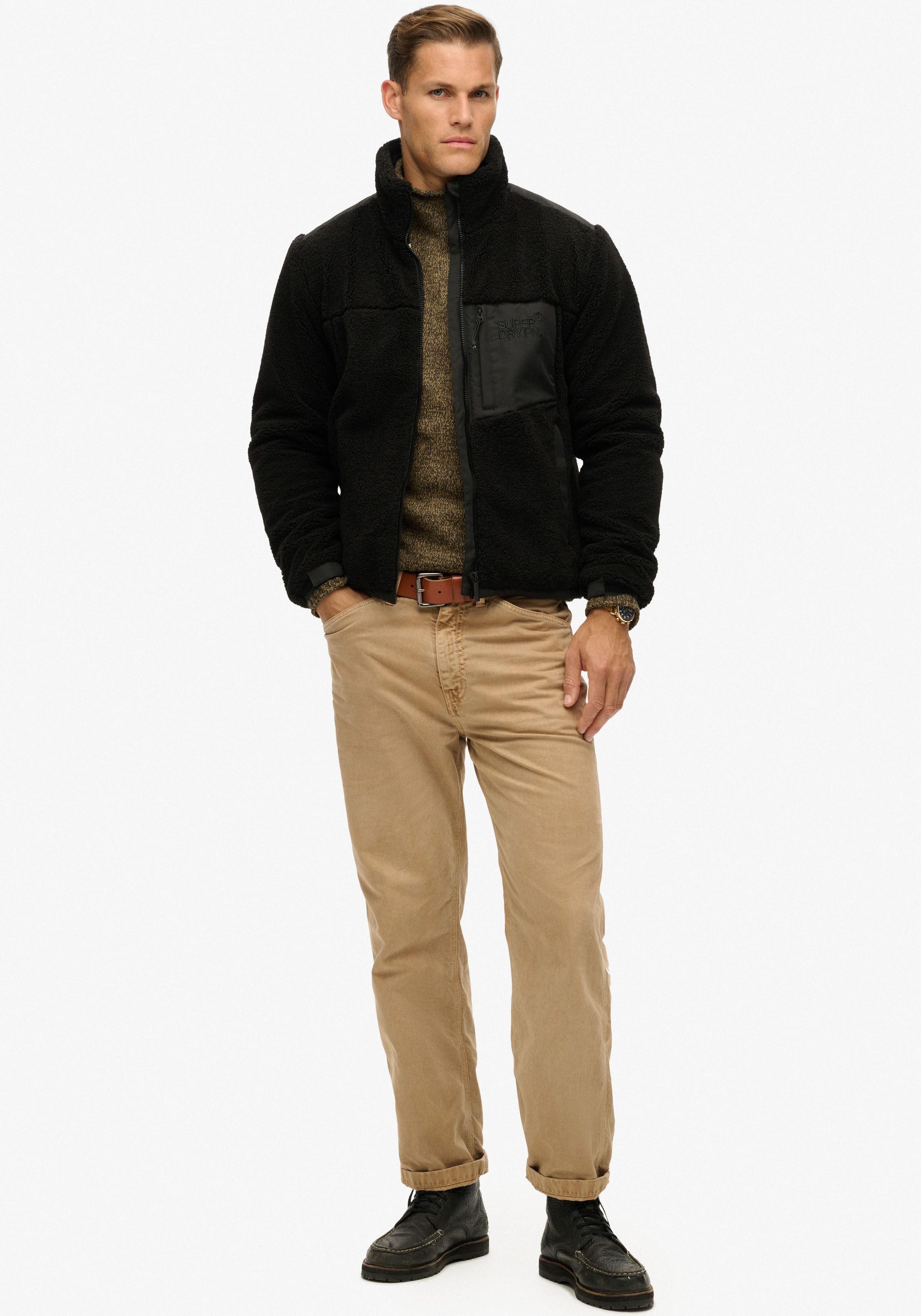 Superdry Fleecejacke RELAXED FLEECE TREKKER JACKET günstig online kaufen