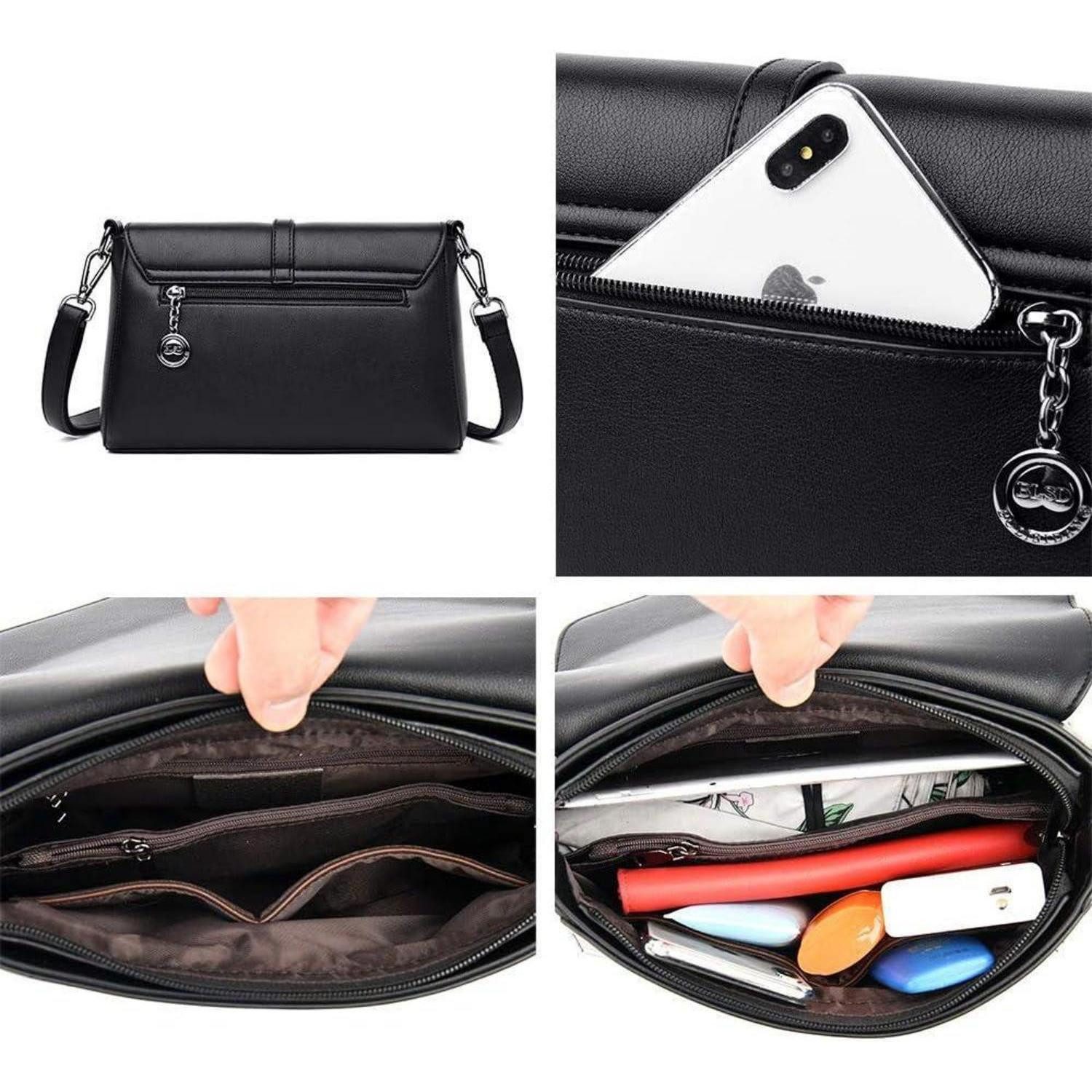 LuxusKollektion Umhängetasche Damen Umhängetasche aus PU-Leder Kleine Schultertasche Elegant