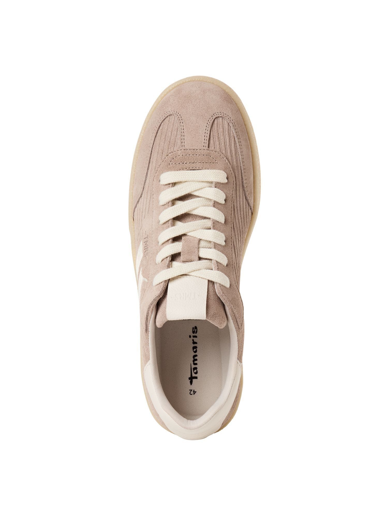 Tamaris Removable Sock aus Leder kein Absatz 1-13616-46 Sneaker Removable S günstig online kaufen