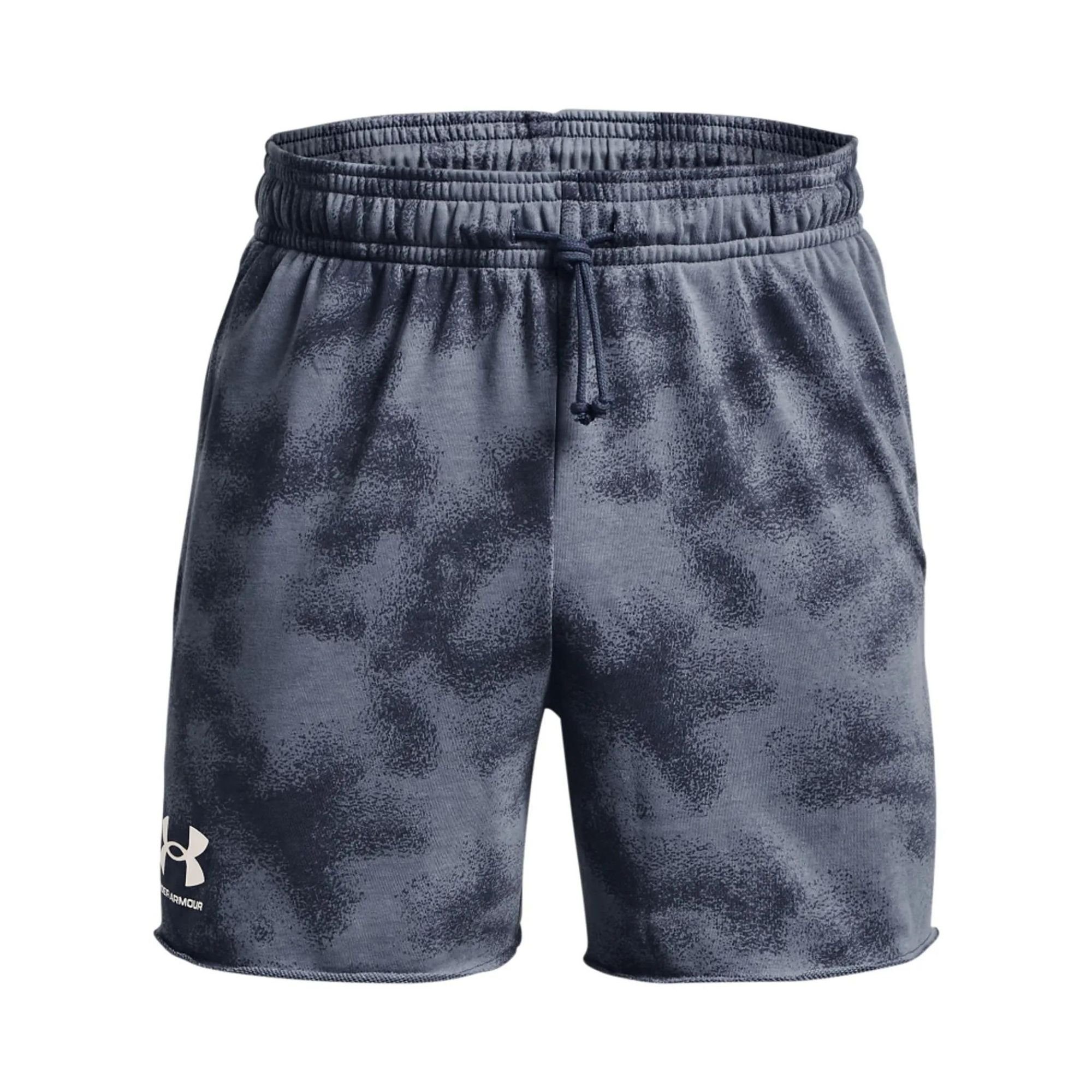 Under Armour® Sweatbermudas Herren Shorts aus French Terry Dunkelgrau