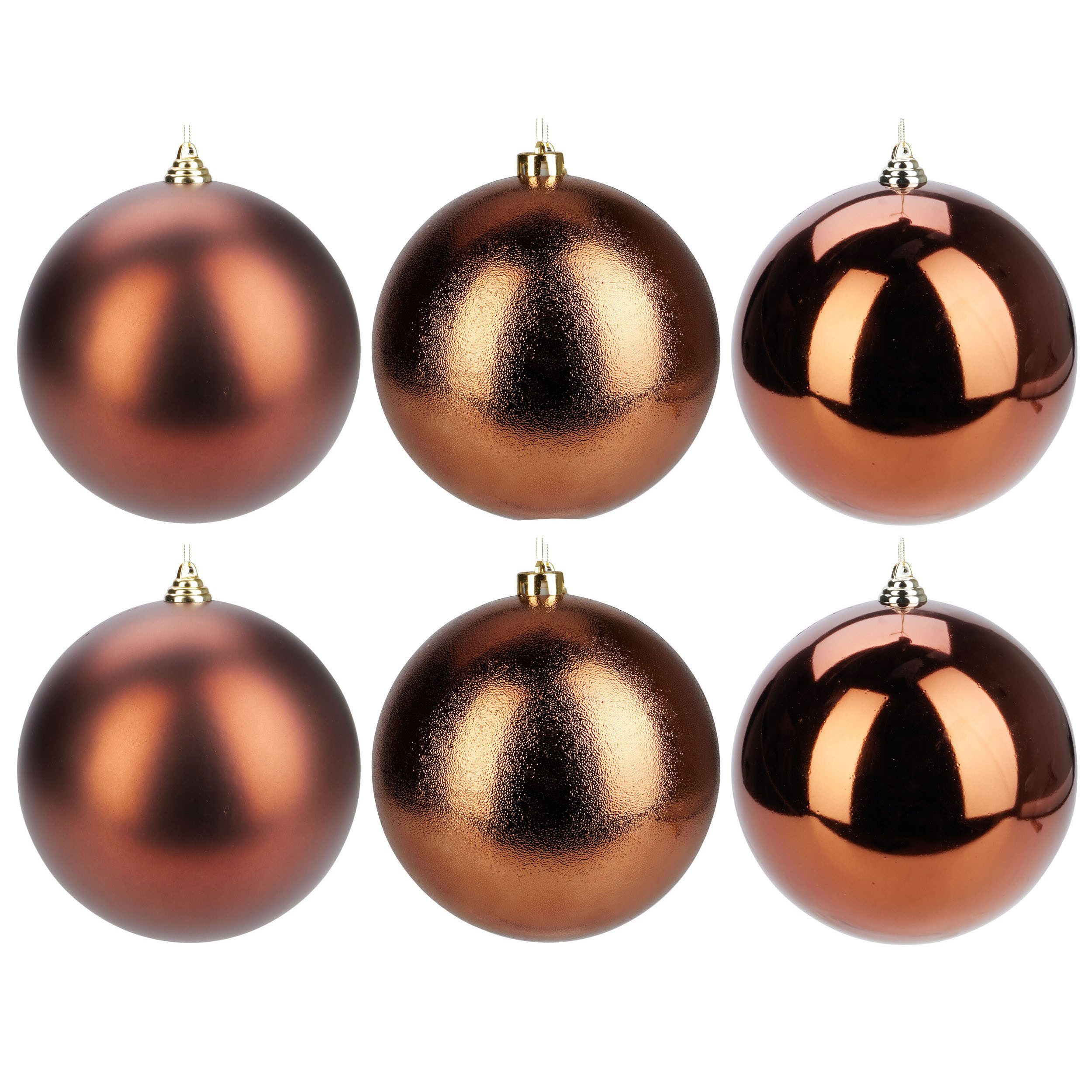 Annastore Weihnachtsbaumkugel Weihnachtskugeln aus Kunststoff zum Hängen - Wetterfest Outdoor, Christbaumkugeln für draußen, Weihnachtkugeln