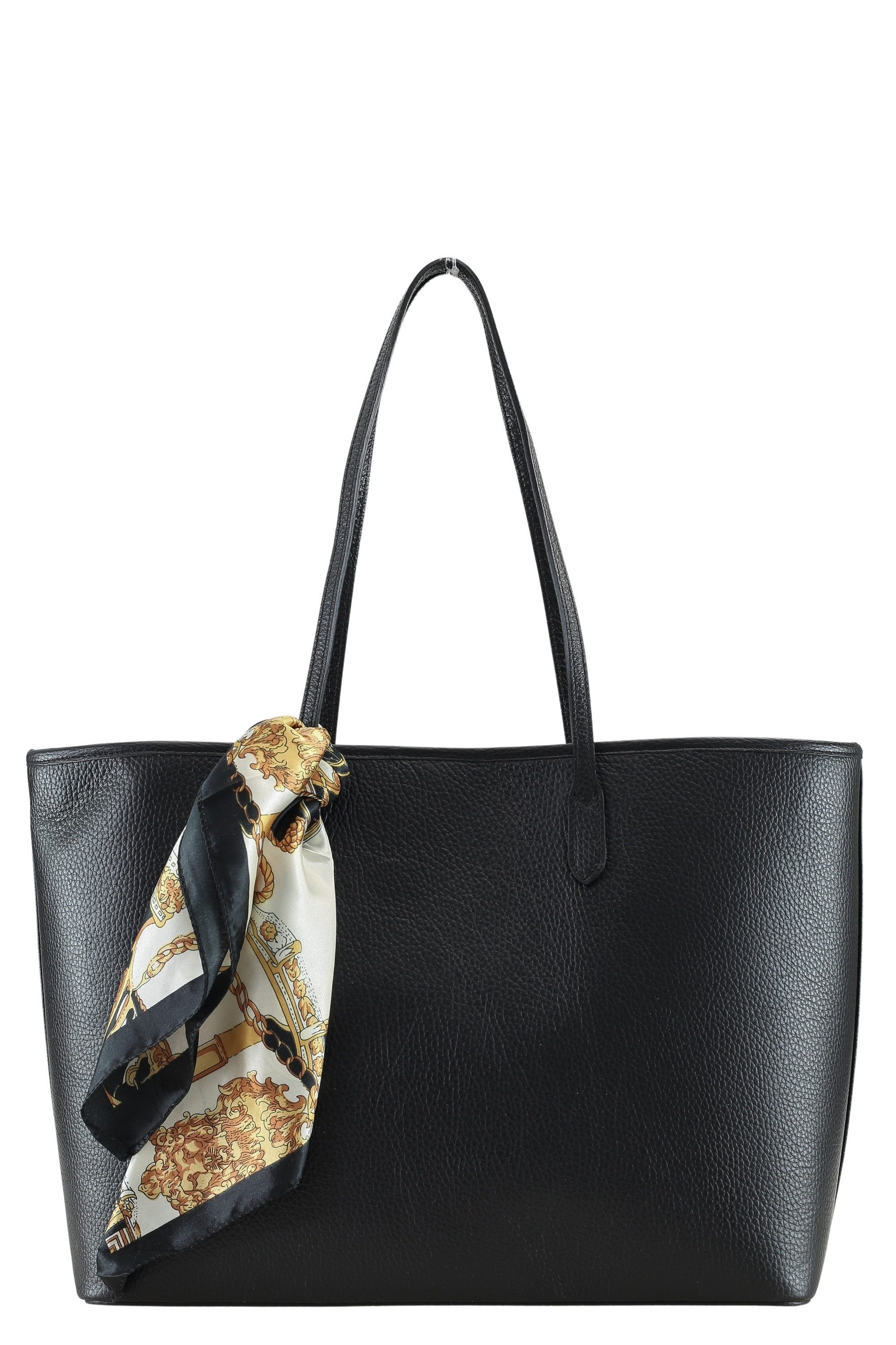 COLLEZIONE ALESSANDRO Schultertasche Shopperella, aus italienischem Leder mit langem Trageriemen