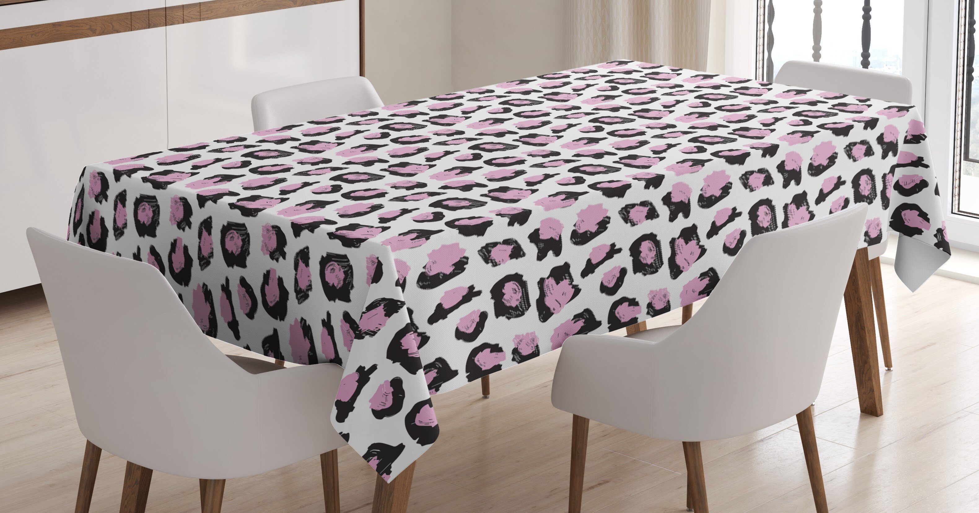 Für Farben, Außen Waschbar Bereich Abstrakt Leopard Tischdecke Spots Farbfest geeignet den Motiv Abakuhaus Klare Modern