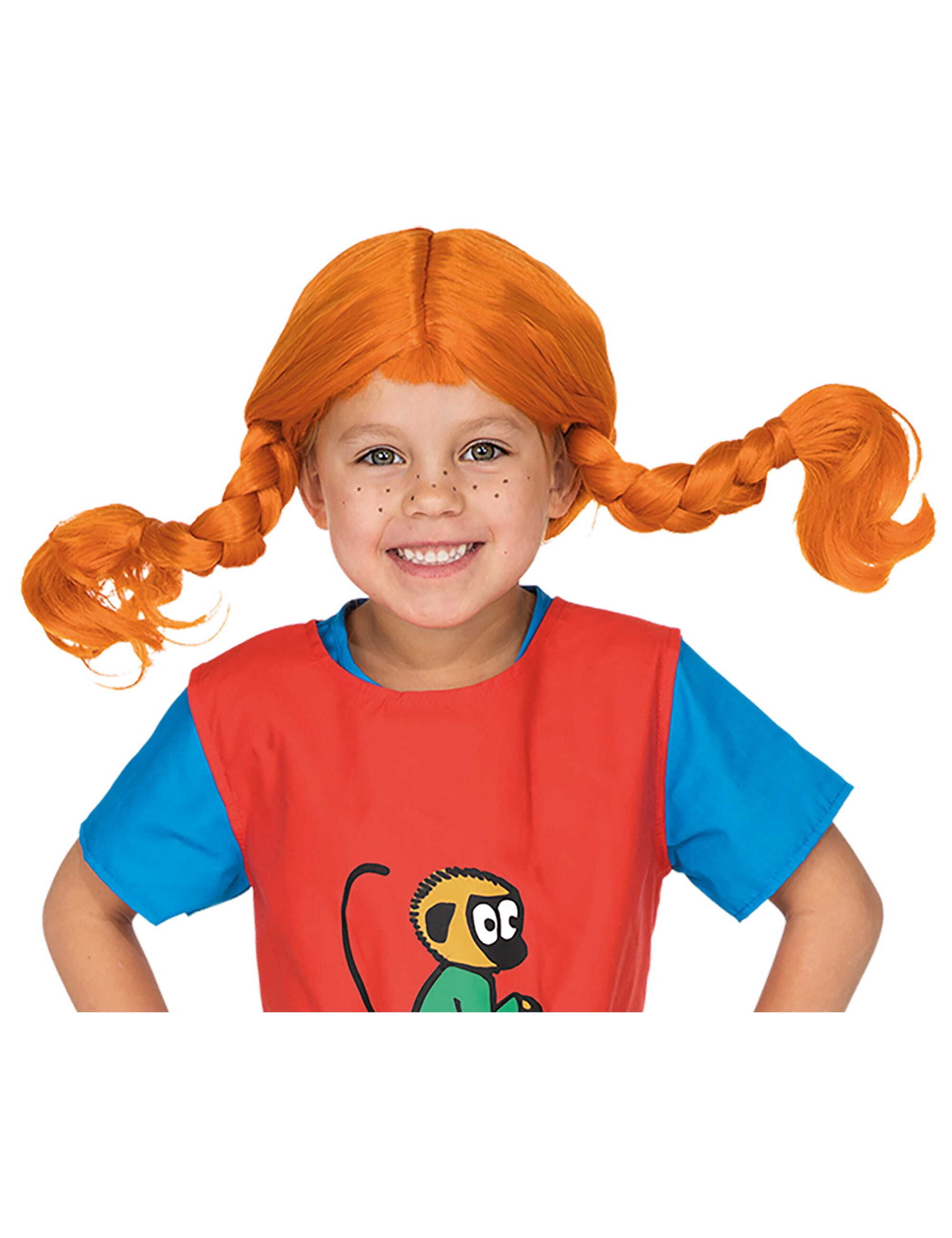 Pippi Langstrumpf Kostüm Perücke Pippi Langstrumpf