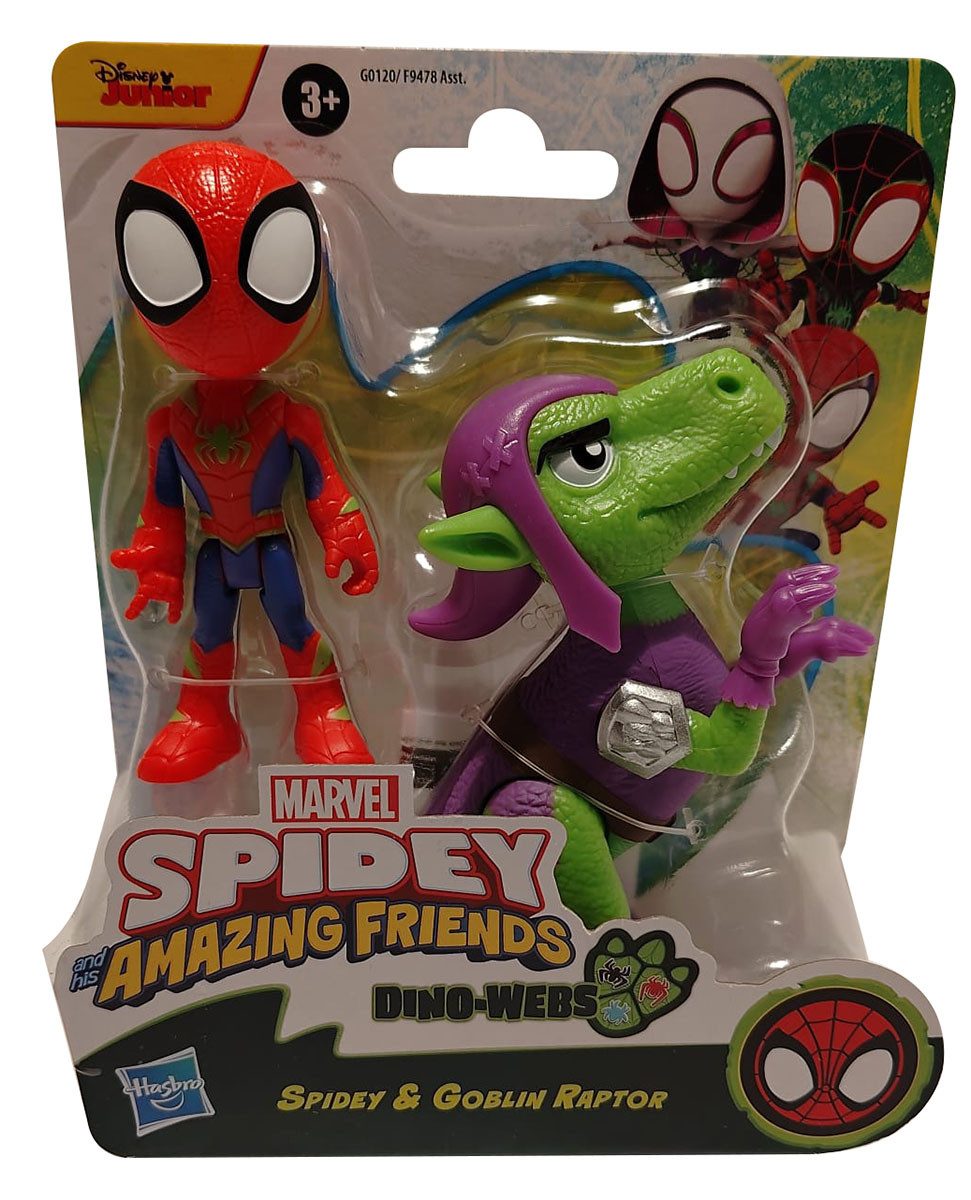 Spielfigur Marvel Spidey und Seine Super-Freunde Dino-Webs Spidey Kobold-Raptor