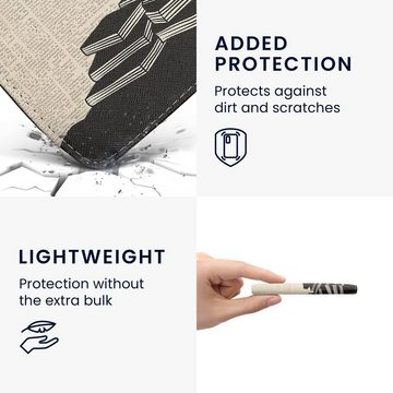 kwmobile E-Reader-Hülle Schutzhülle für Pocketbook Era / Era Color, Vorderfach Handschlaufe - Lesende Frau Design