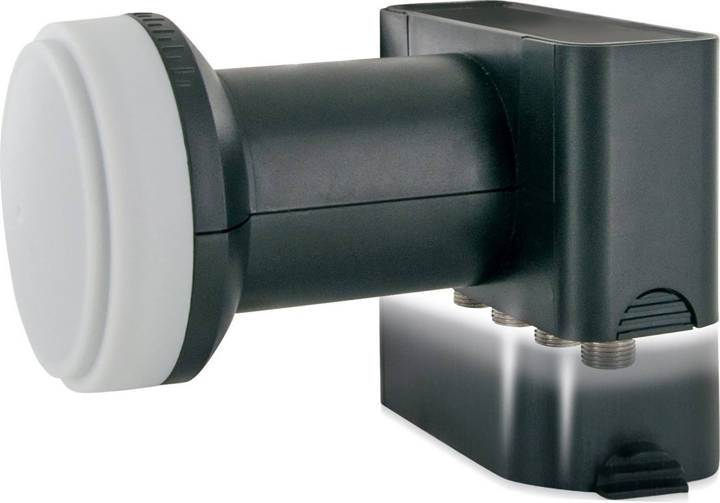 Thumbnail - Schwaiger 714296 Universal-Quad-LNB (für 4 Teilnehmer, herausziehbare Wetterschutzabdeckung, hellgrau)