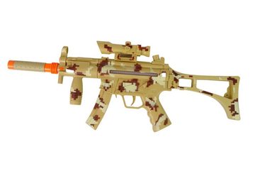 LEAN Toys Wasserpistole Maschinengewehr Militär Groß Taschenlampe Spielzeug Lichter Sound Gun
