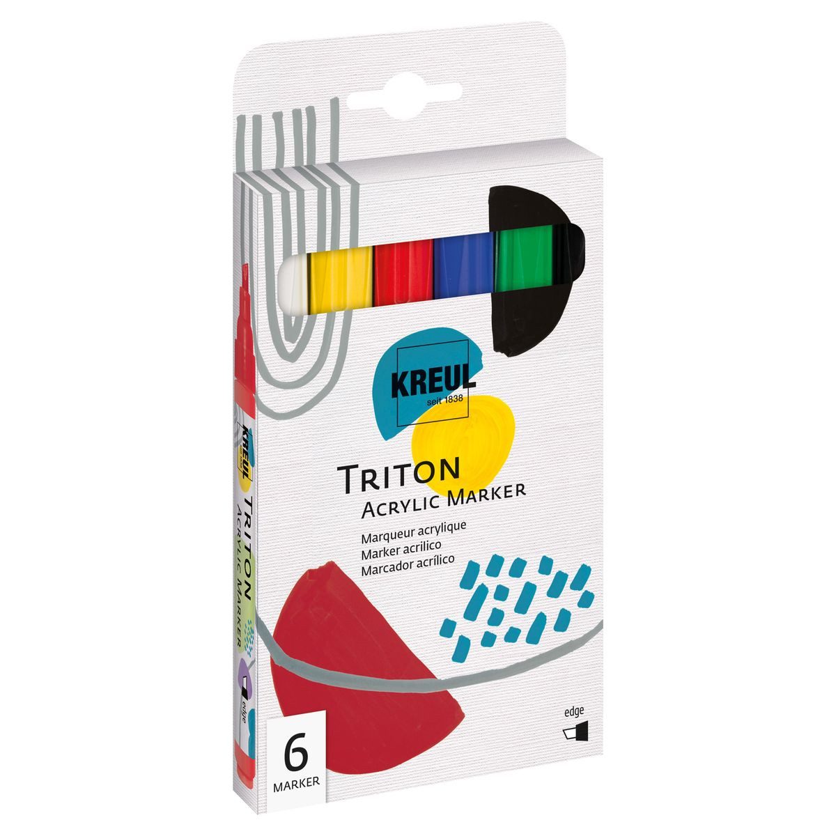 C. KREUL Marker KREUL Triton Acrylic Marker edge 6er Set