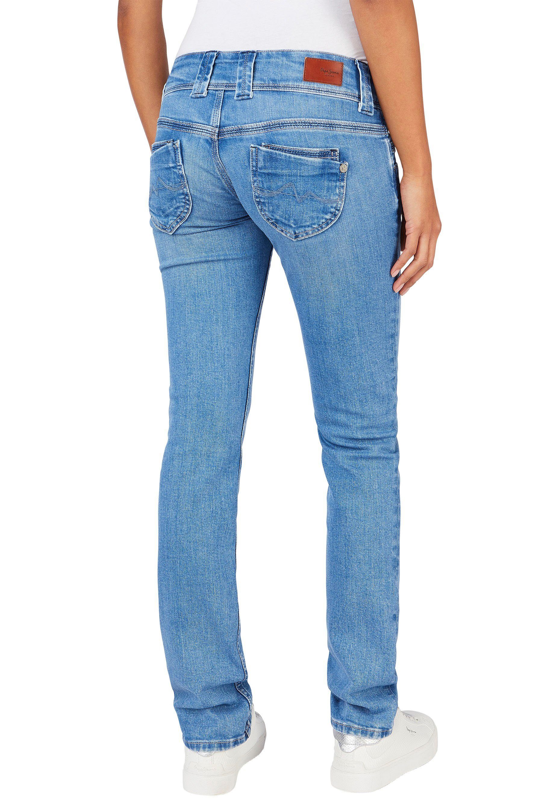 Pepe Jeans Regular-fit-Jeans VENUS Badge mit medium wiser wash