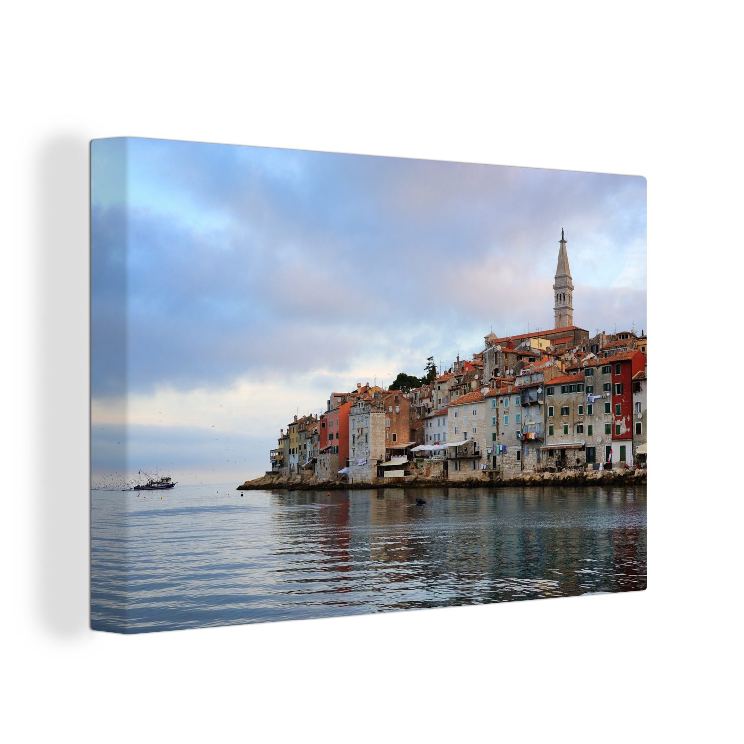 OneMillionCanvasses® Leinwandbild Rovinj Kroatien, (1 St), Wandbild Leinwandbilder, Aufhängefertig, Wanddeko, 30x20 cm