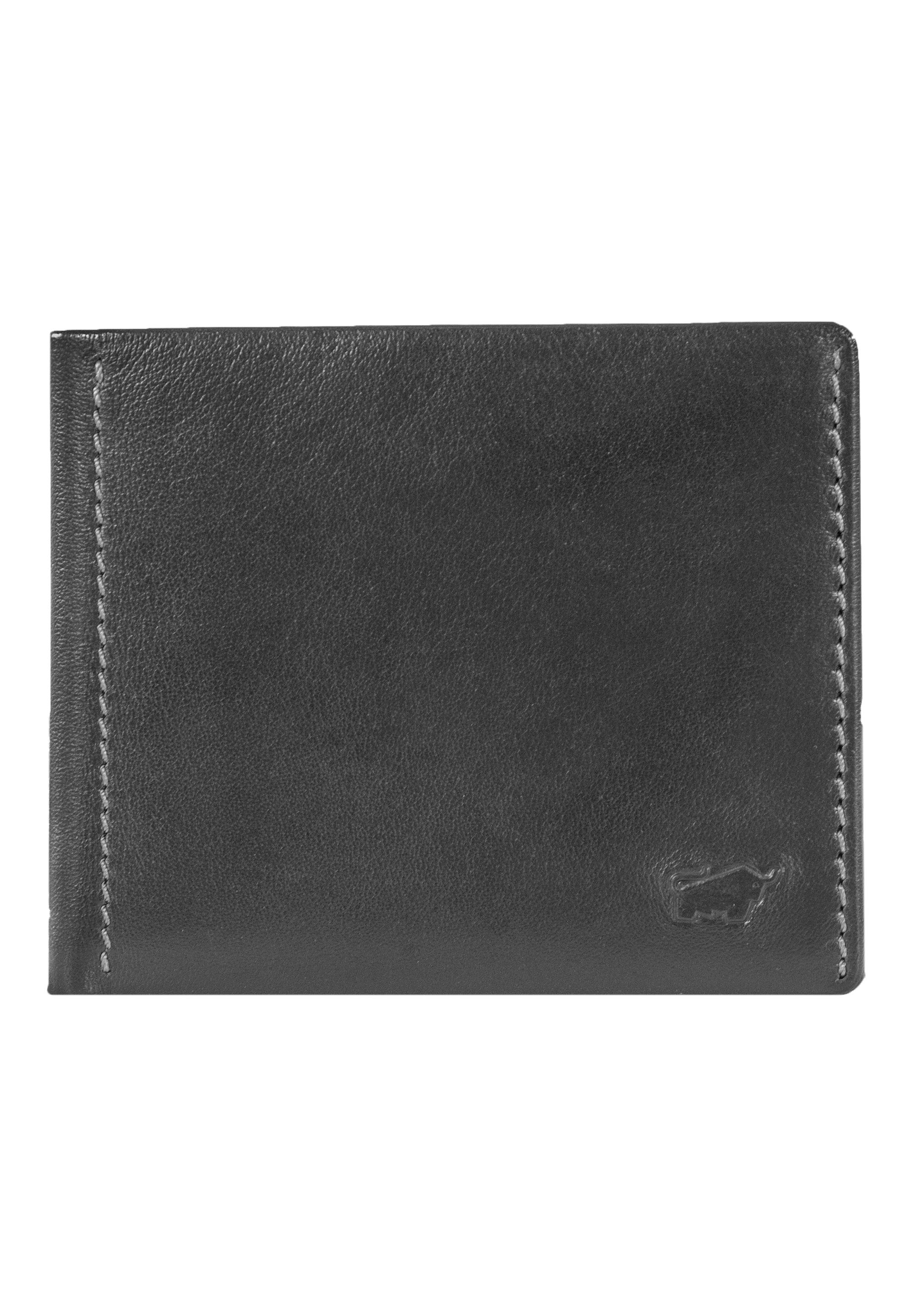 Braun Büffel Brieftasche HENRY, mit versteckten Kartenfächern schwarz