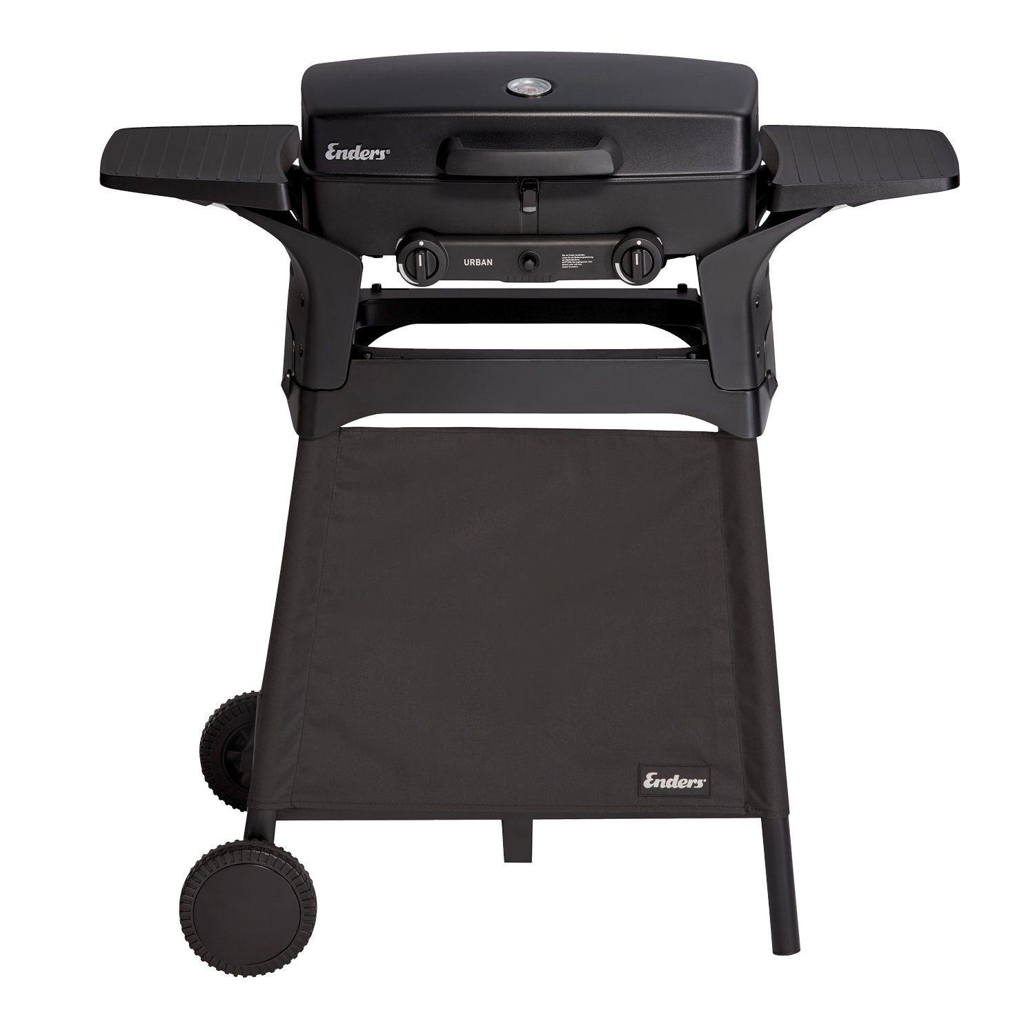 Enders® Gasgrill Urban Trolley Gas Grill - Gasgrill 2 Brenner, mobil mit Grillwagen