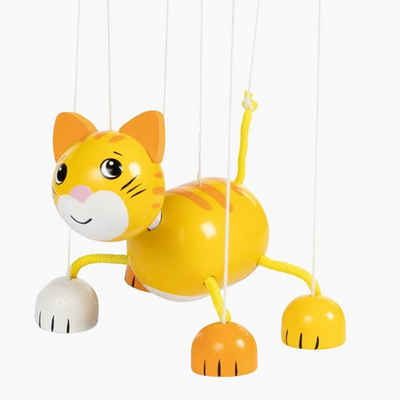 goki Handpuppe Marionette Katze, verbessert die Motorik