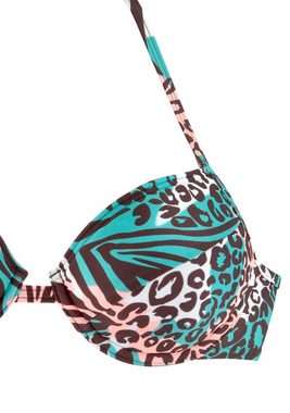 Venice Beach Push-Up-Bikini-Top Maia, mit trendigem Druck