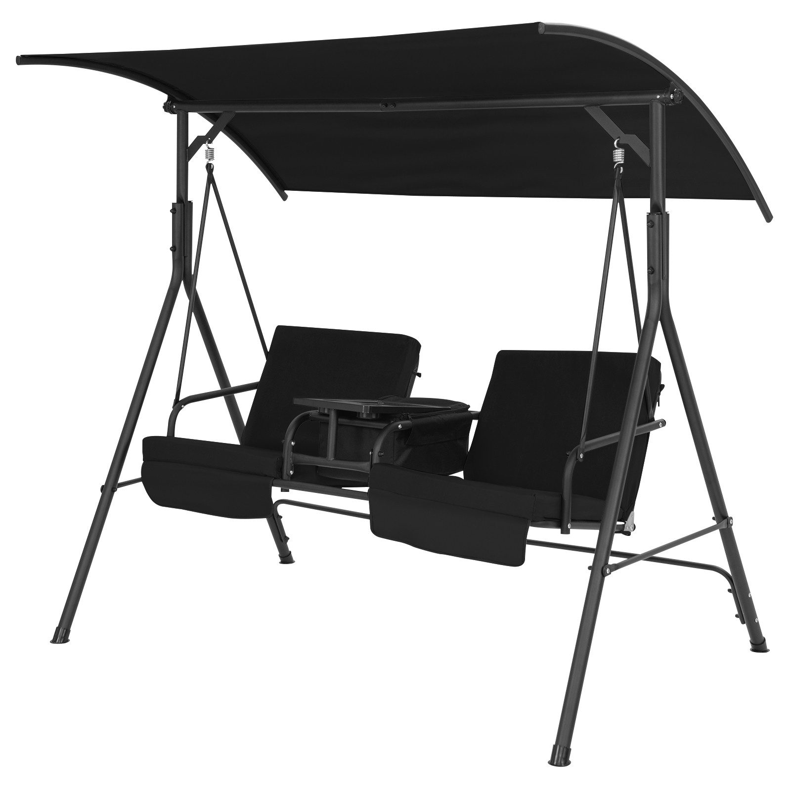 COSTWAY Hollywoodschaukel, 2-Sitzer, mit verstellbarem Dach, günstig online kaufen