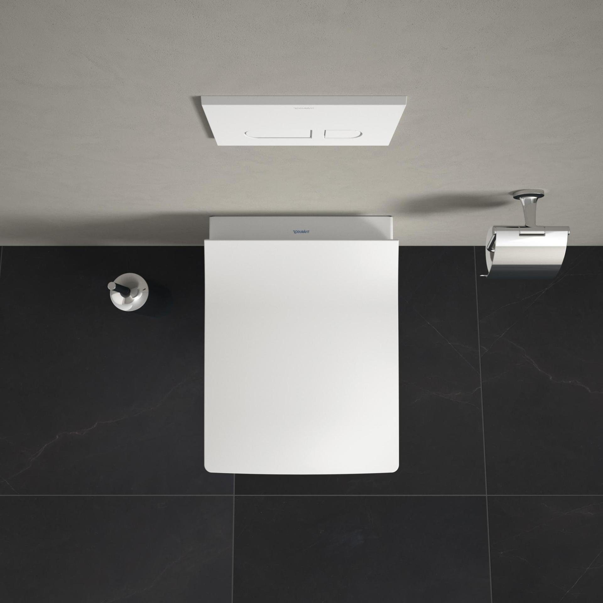 Duravit WC-Sitz DURAVIT Viu WC-Sitz Viu Toilettensitz Absenkautomatik 371x430x44mm, Mit Absenkautomatik