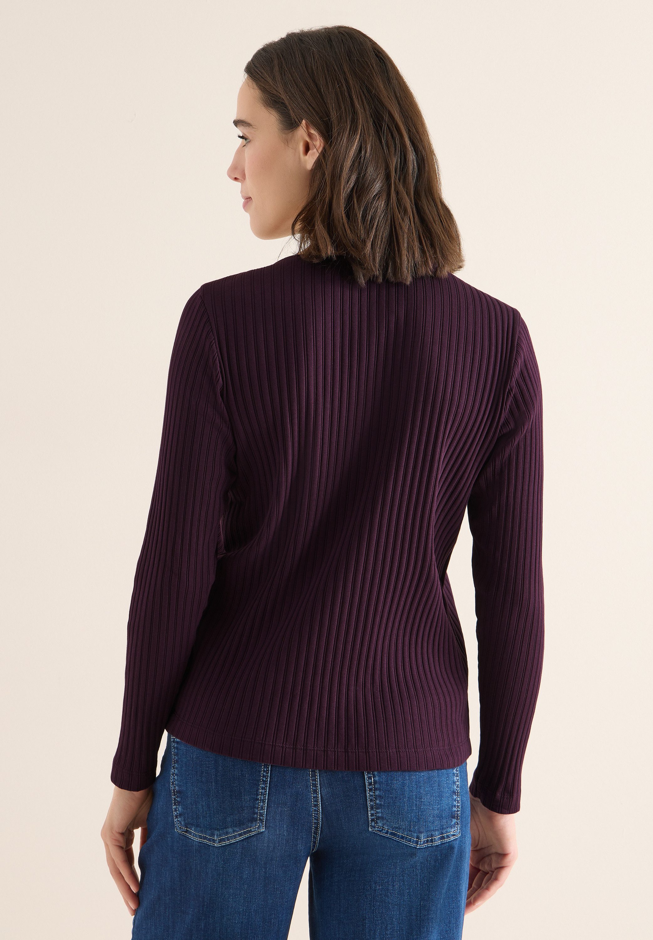 CECIL Langarmshirt mit U-Boot-Ausschnitt günstig online kaufen