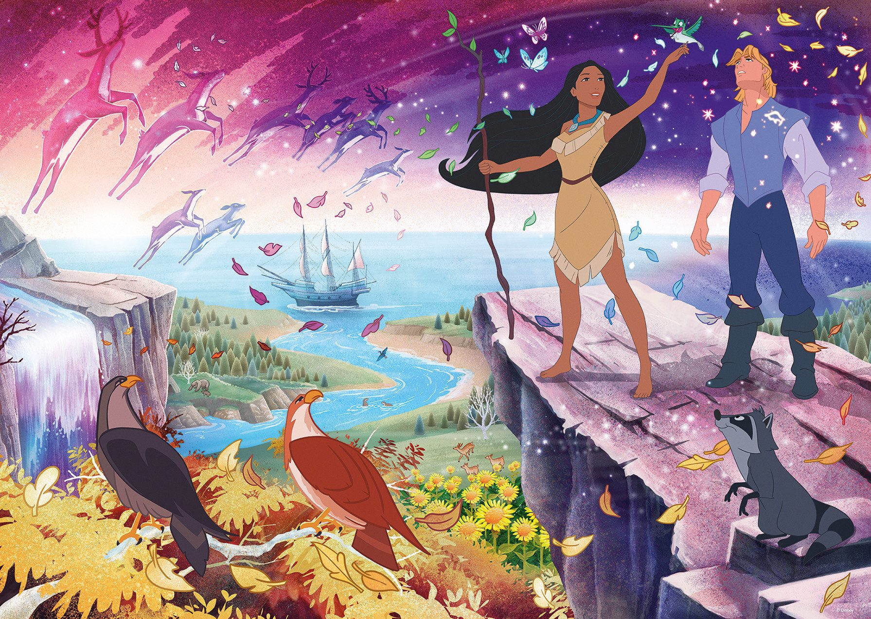 Ravensburger Puzzle Collector's Edition - Disney Classics, Pocahontas, 1000 günstig online kaufen