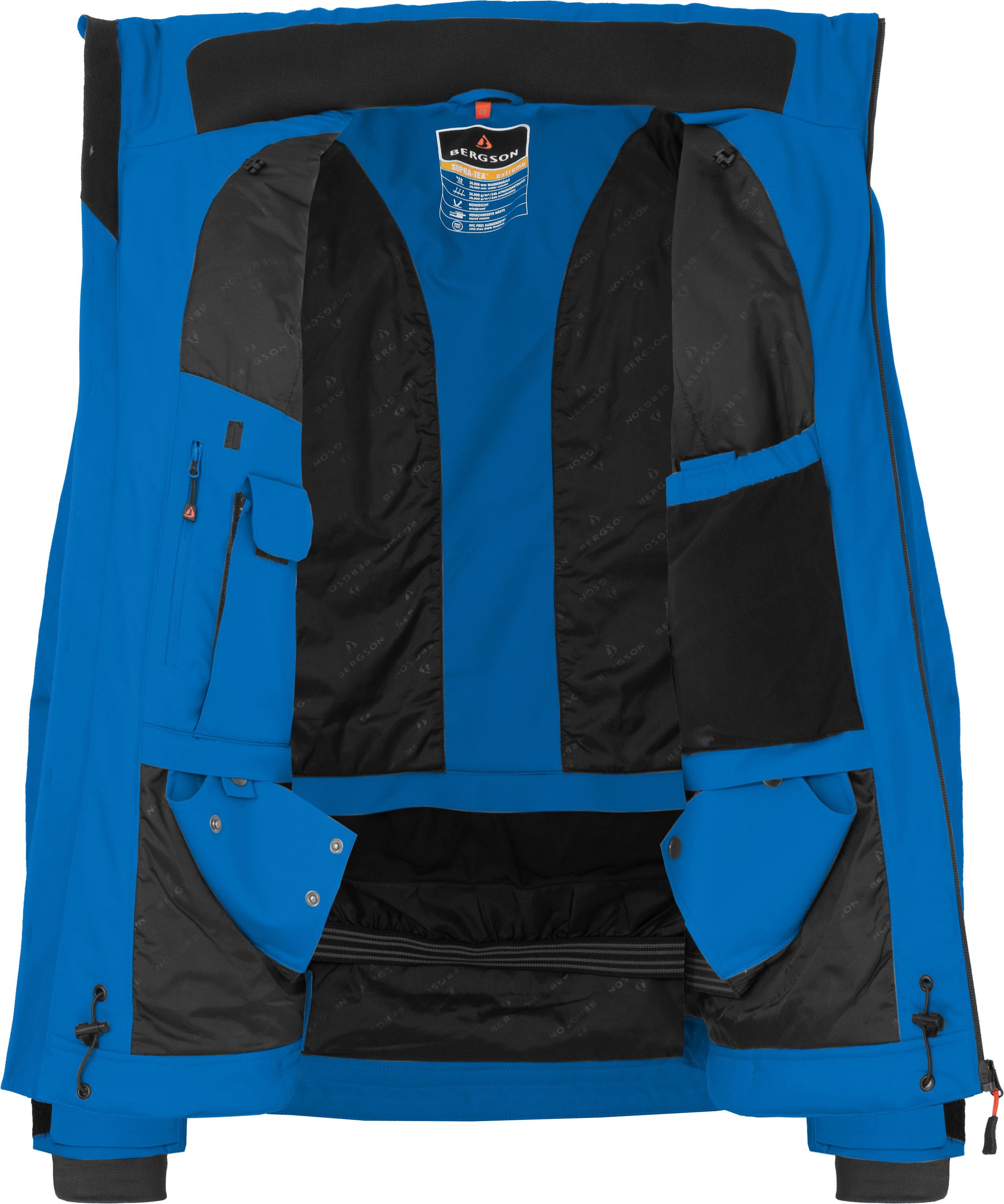 Bergson Skijacke RESO 2 Herren Skijacke, warm wattiert, wasserdicht (20.000 mm), Langgrößen – Bild 5 von 5