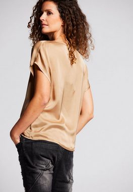 Andijamo-Fashion Shirtbluse SENSATION EDELSATIN