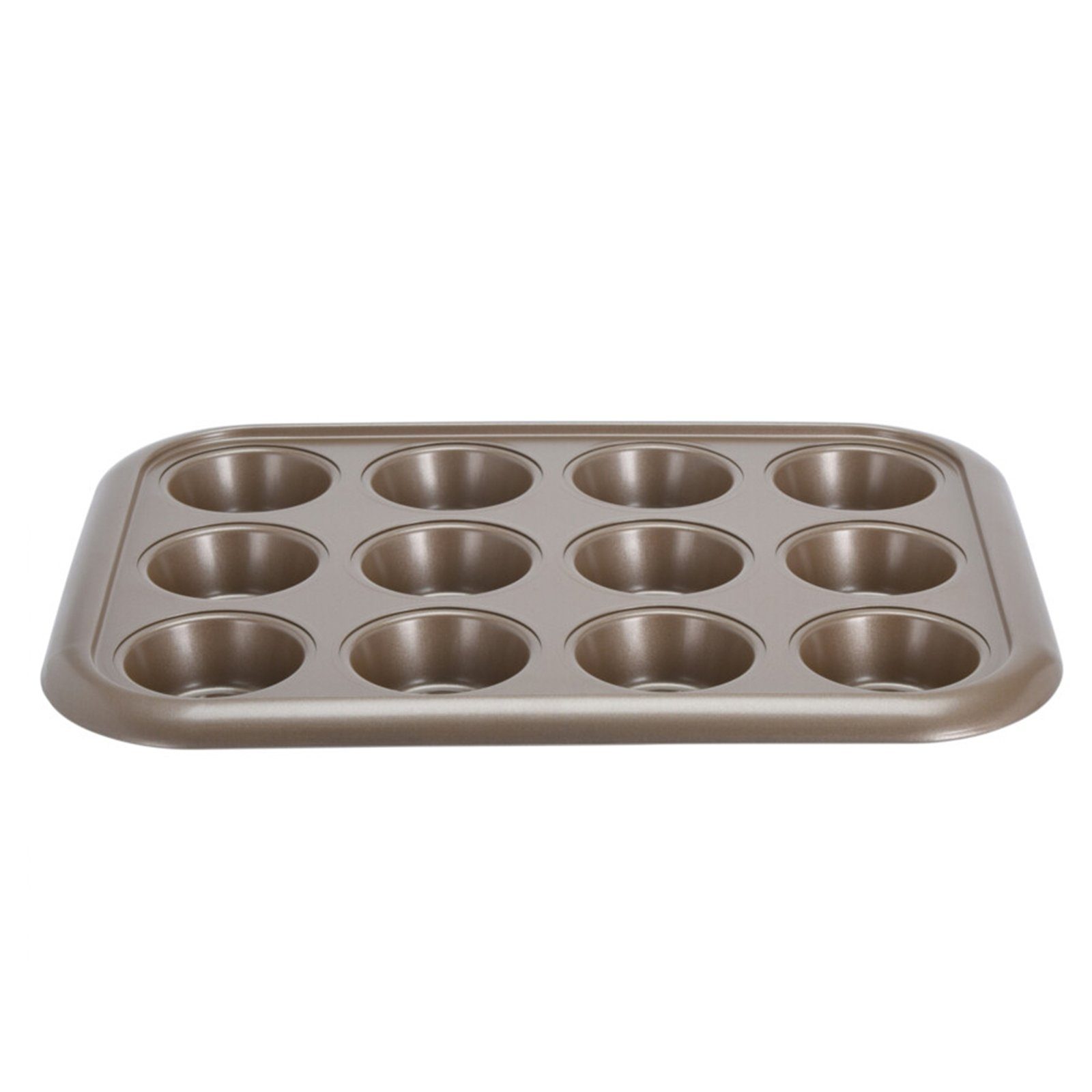 Neuetischkultur Muffinplatten Muffinform für 12 Muffins, Stahl, (Stück, 1-St., 1 Muffinform), Backform