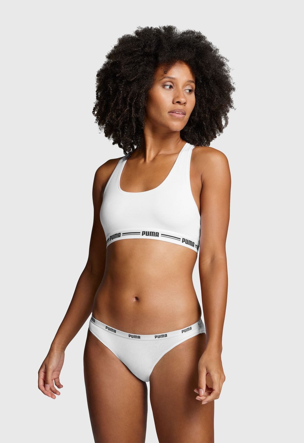 PUMA BODYWEAR Bikinislip Bikini-Slip (2-St) Low Rise, Modal