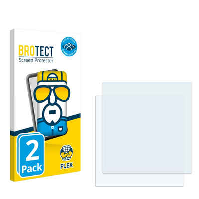 BROTECT Full-Screen Schutzfolie für iotty Smart Switch E1, Displayschutzfolie, 2 Stück, 3D Curved klar