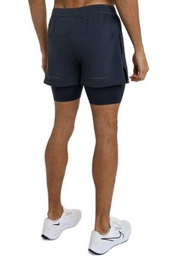 TCA Trainingsshorts TCA Herren Flyweight 2 in 1 Laufhose Grau M (1-tlg)