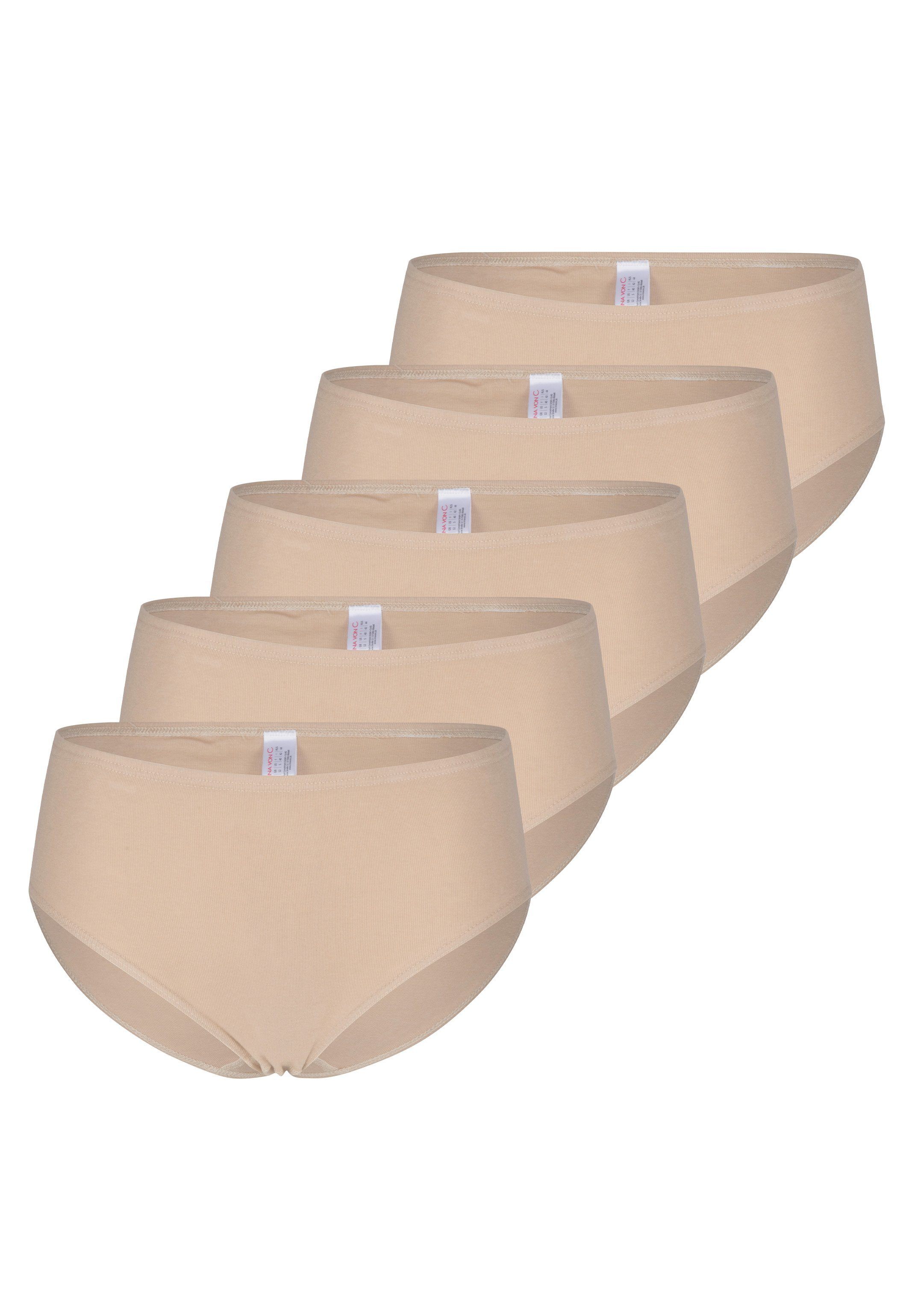 Nina Von C. Hüftslip 5er Pack Daily (Spar-Set, 5-St) Hüftslip - Baumwolle - Atmungsaktiv
