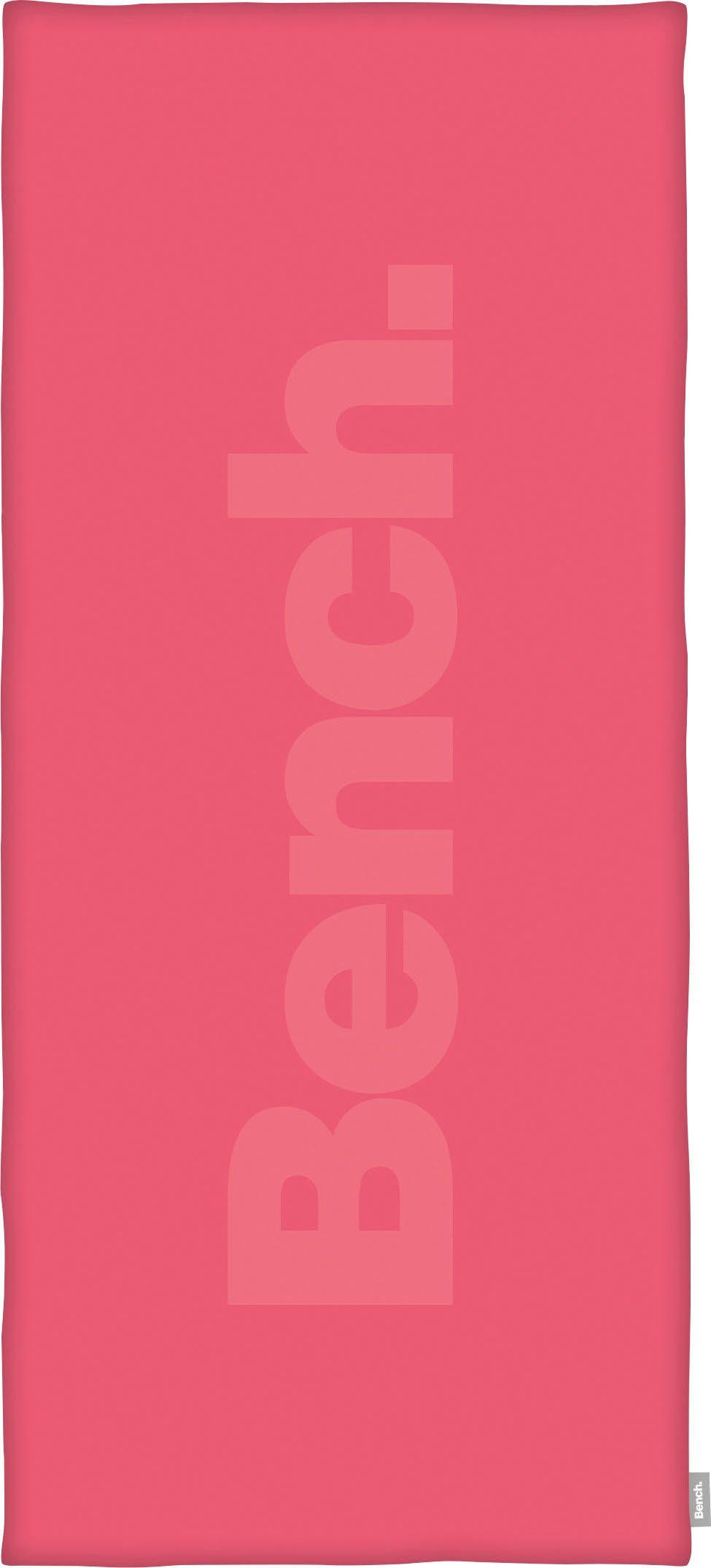 Effekt (1-St), Bench. pink mit Frottier Saunatuch Carved Bench,