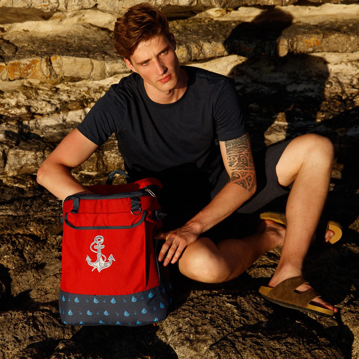 ANEMOSS Kühltasche Anemoss Marine Collection Anchor Kühlrucksack – Isolierend & funktiona – Bild 5 von 5